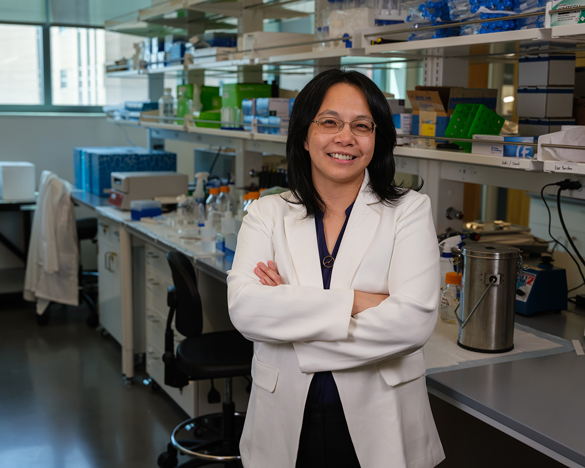 Ai-Ling Lin in the NextGen Precision Health building