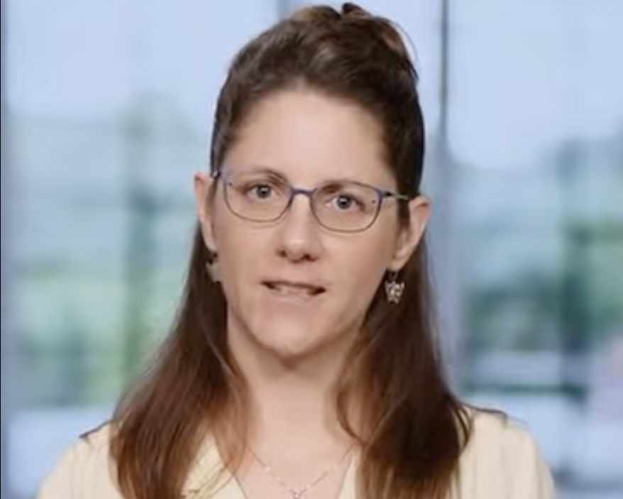 Amanda Patterson in the studio