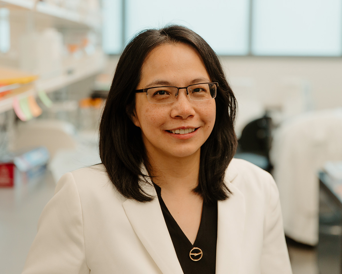 Ai-Ling Lin in the lab at NextGen