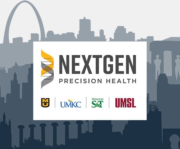 NextGen logo with blue city skylines